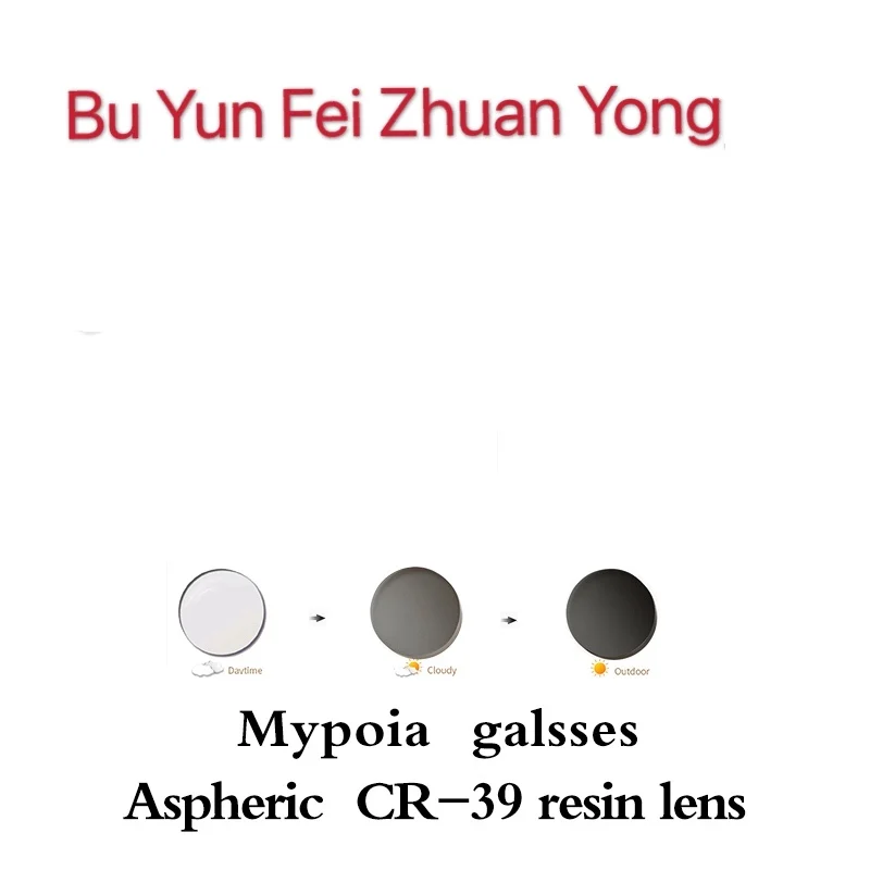 Photochromic Eye Glasses Men Women Myopia Eyeglasses Students Short Sight Eyewear 0 -0.5 -1 -1.25 -1.5 -1.75 To -6
Photochromic Eye Glasses Men Women Myopia Eyeglasses Students Short Sight Eyewear 0 -0.5 -1 -1.25 -1.5 -1.75 To -6