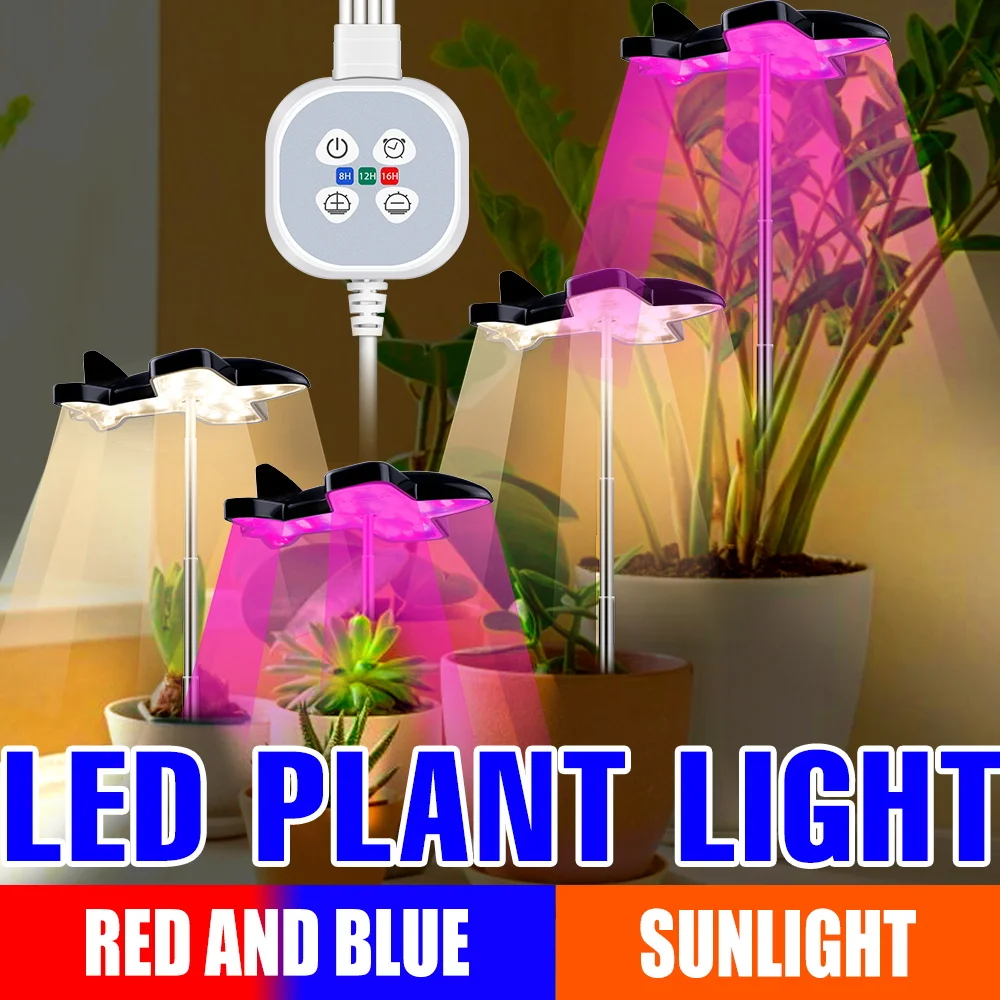 Full Spectrum LED Grow Light Indoor Plant Fill Lamp 5V Dimmable 4/8/12Hour Timing Vegs Seeds Cactus Potted Cultivation Lighing
Full Spectrum LED Grow Light Indoor Plant Fill Lamp 5V Dimmable 4/8/12Hour Timing Vegs Seeds Cactus Potted Cultivation Lighing