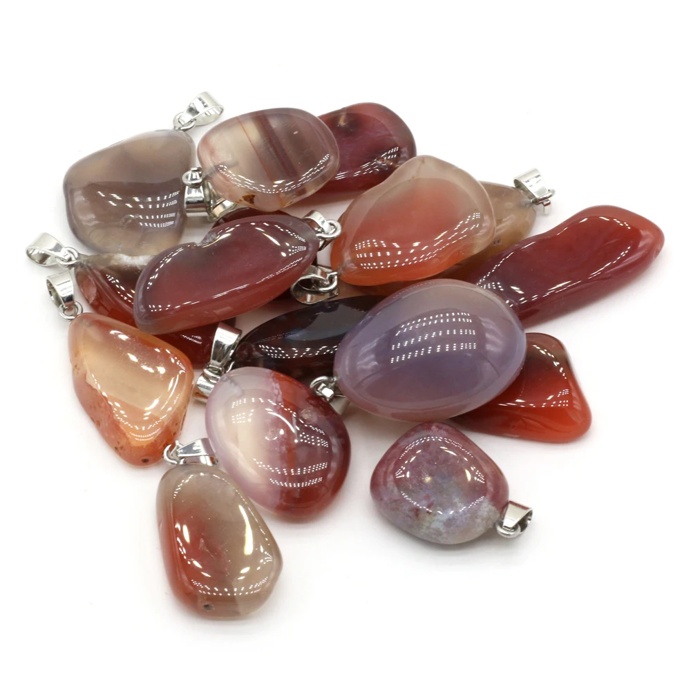 10PCS Wholesale Natural Semi-precious Stone Red Agate Irregular Shape Pendant Fashion Necklace Earrings for Jewelry Making Gift
10PCS Wholesale Natural Semi-precious Stone Red Agate Irregular Shape Pendant Fashion Necklace Earrings for Jewelry Making Gift