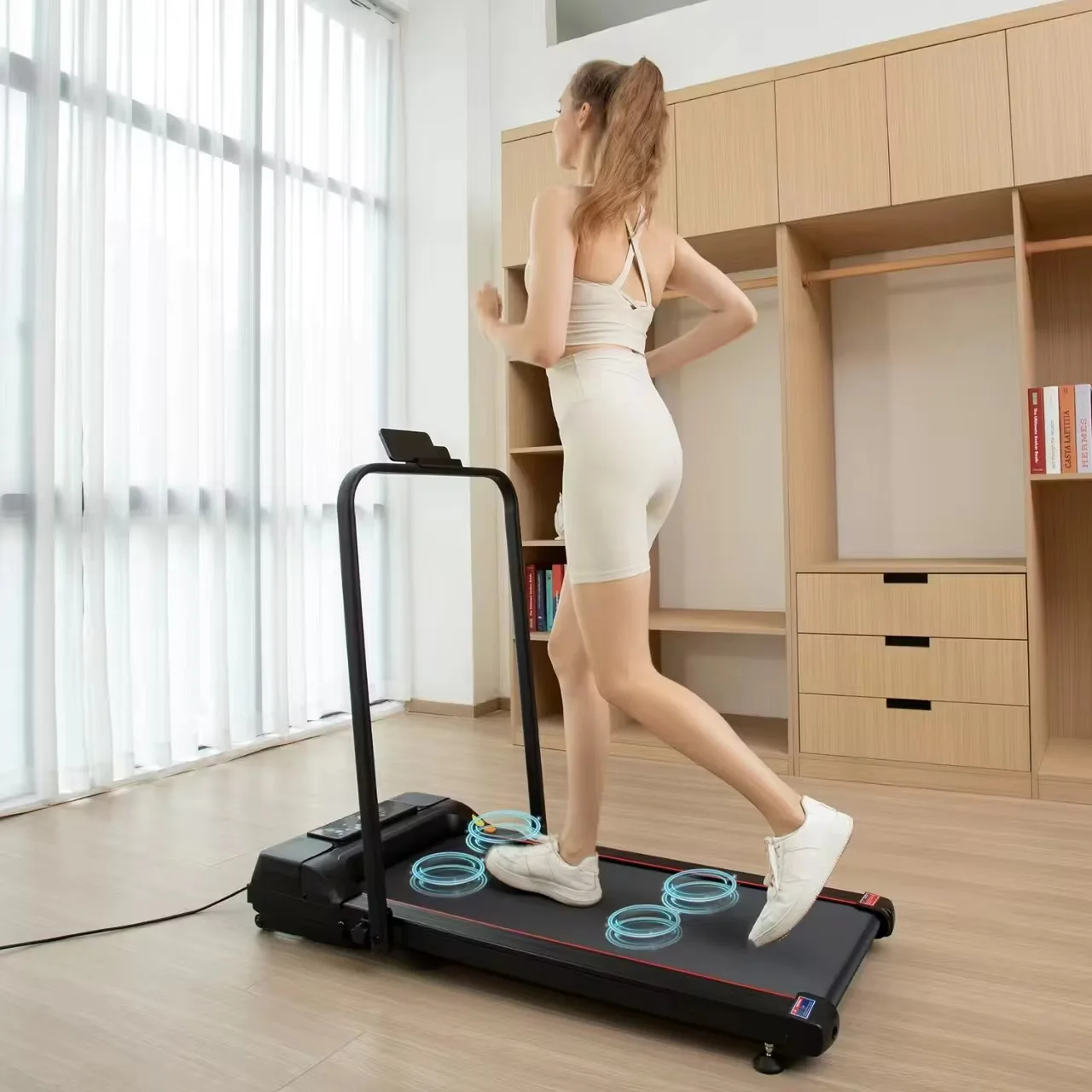 Foldable Cardio Running Machine Portable Electric Walking Pad Under Desk Treadmill for Home Office Indoor Fitness Gym Fit
Foldable Cardio Running Machine Portable Electric Walking Pad Under Desk Treadmill for Home Office Indoor Fitness Gym Fit