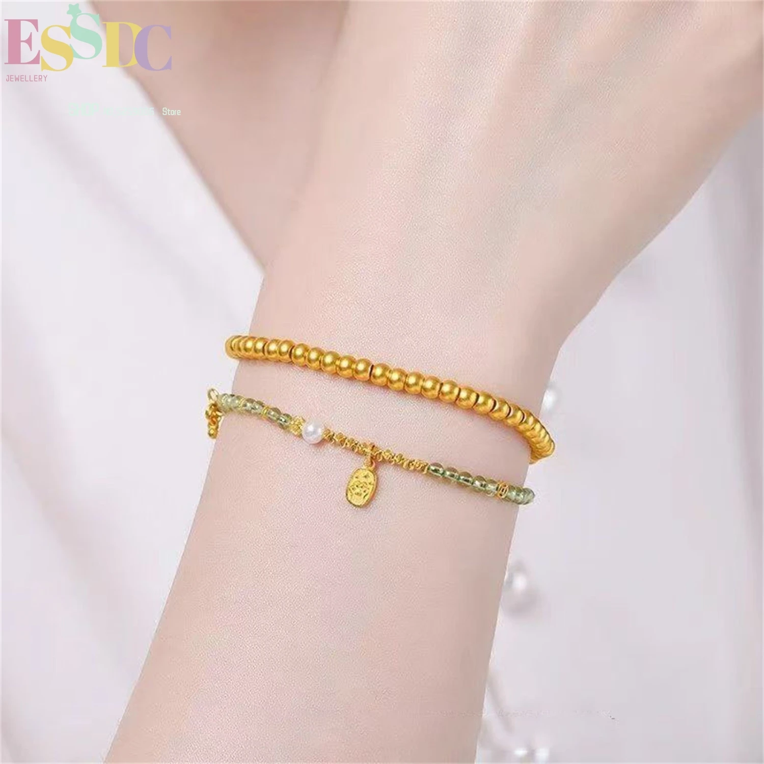 Lucky Beads Позолоченный браслет Эластичная матовая отделка Гладкие минималистичные украшения для женщин Модный подарок в стиле бохо
Lucky Beads Позолоченный браслет Эластичная матовая отделка Гладкие минималистичные украшения для женщин Модный подарок в стиле бохо