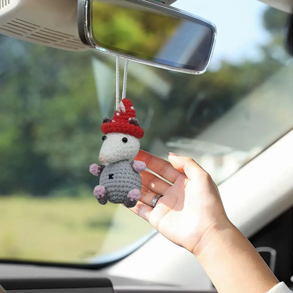 Crochet Possum Car Hanging Decoration Handmade Knitting Mouse Auto Rearview Mirror Ornament Animal Pendant Car Accessories
Crochet Possum Car Hanging Decoration Handmade Knitting Mouse Auto Rearview Mirror Ornament Animal Pendant Car Accessories