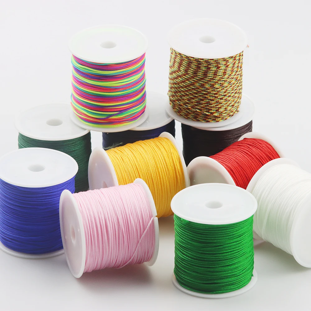 1Roll 0.4/0.8MM Nylon Rope Beaded Thread Chinese Jade Thread DIY Bracelet Necklace Jewelry Craft Beaded String
1Roll 0.4/0.8MM Nylon Rope Beaded Thread Chinese Jade Thread DIY Bracelet Necklace Jewelry Craft Beaded String