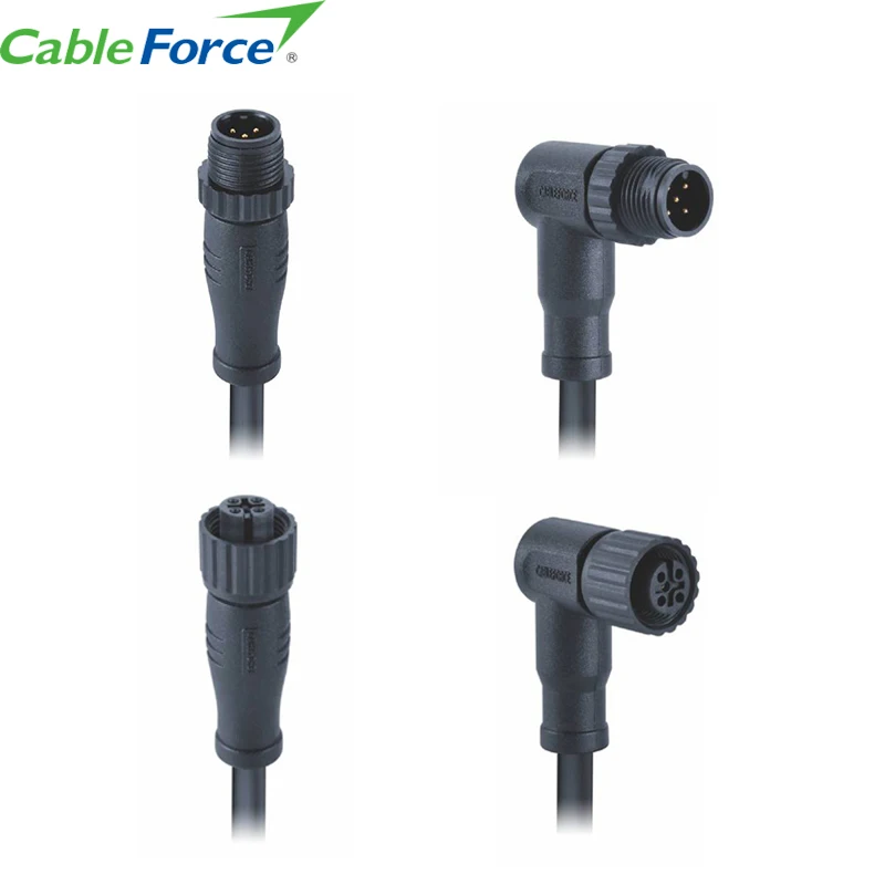 M12 a Code Male Female 2 3 4 5 6 8 12 17 Pin Plastic Body Over-molding Sensor Connector
M12 a Code Male Female 2 3 4 5 6 8 12 17 Pin Plastic Body Over-molding Sensor Connector