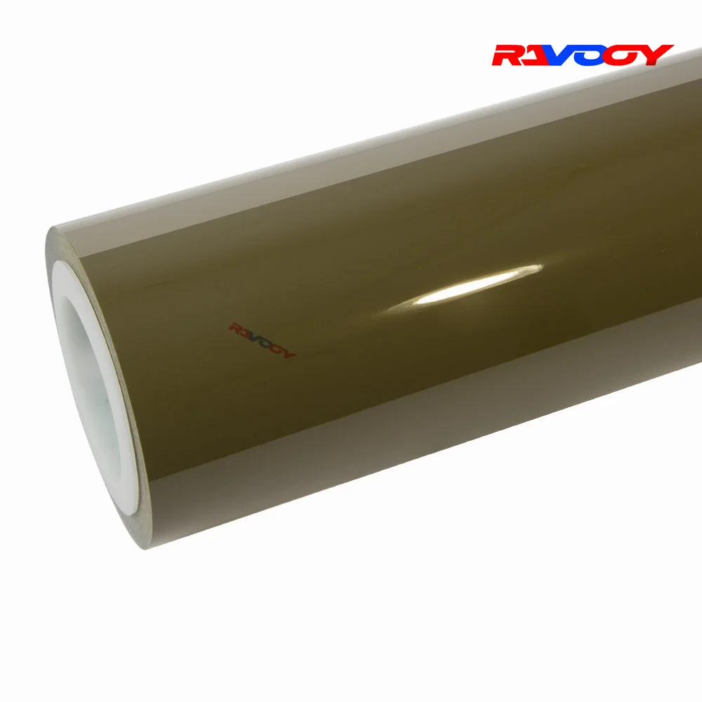 PET Glossy Army Green vinyl film with metal luster, titanium gray color, self-adhesive, waterproof, for car body decoration.
PET Glossy Army Green vinyl film with metal luster, titanium gray color, self-adhesive, waterproof, for car body decoration.