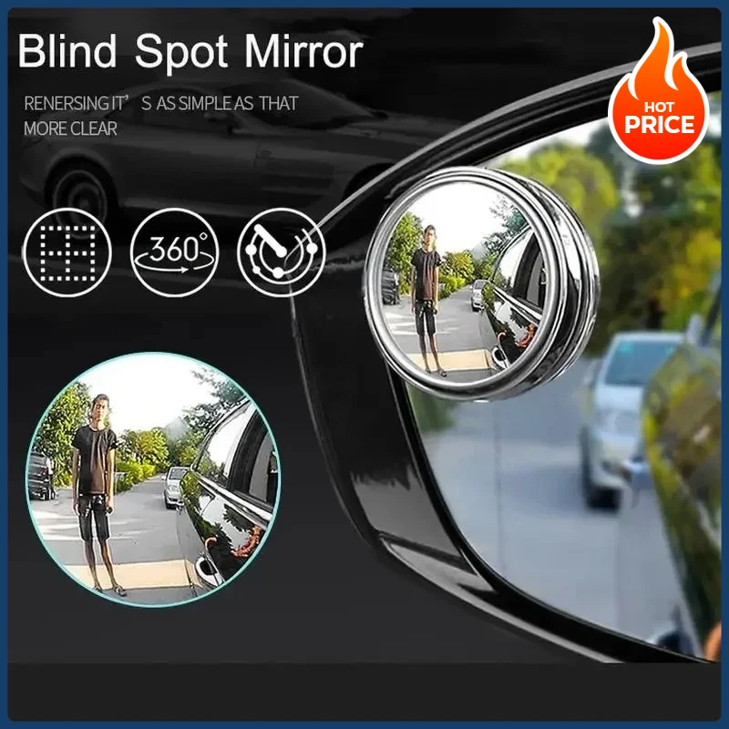 2 шт. автомобильные зеркала заднего вида на 360 градусов, зеркало для слепых зон, регулируемая круглая рамка, выпуклое прозрачное вспомогательное зеркало заднего вида
2 шт. автомобильные зеркала заднего вида на 360 градусов, зеркало для слепых зон, регулируемая круглая рамка, выпуклое прозрачное вспомогательное зеркало заднего вида