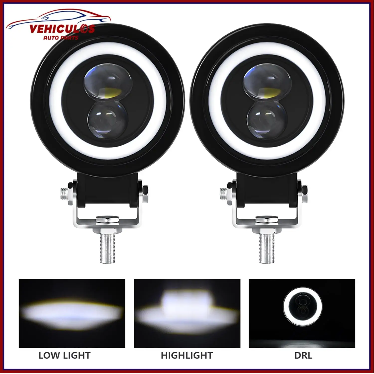 VEHICULOS 2PCS 60W 6000K 3 Inch Work Light Near And Far DRL For Car Motorcycle ATV Car Accessories Dropshipping Wholesale
VEHICULOS 2PCS 60W 6000K 3 Inch Work Light Near And Far DRL For Car Motorcycle ATV Car Accessories Dropshipping Wholesale