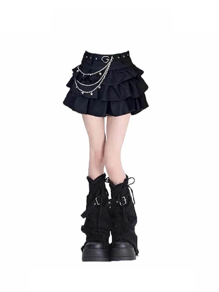 Y2K Spicy Girl Bla Skirt Cake Skirt Women's Summer Sweet Cool Fluffy Skirt Denim Leg Cover f Skirt Set
Y2K Spicy Girl Bla Skirt Cake Skirt Women's Summer Sweet Cool Fluffy Skirt Denim Leg Cover f Skirt Set