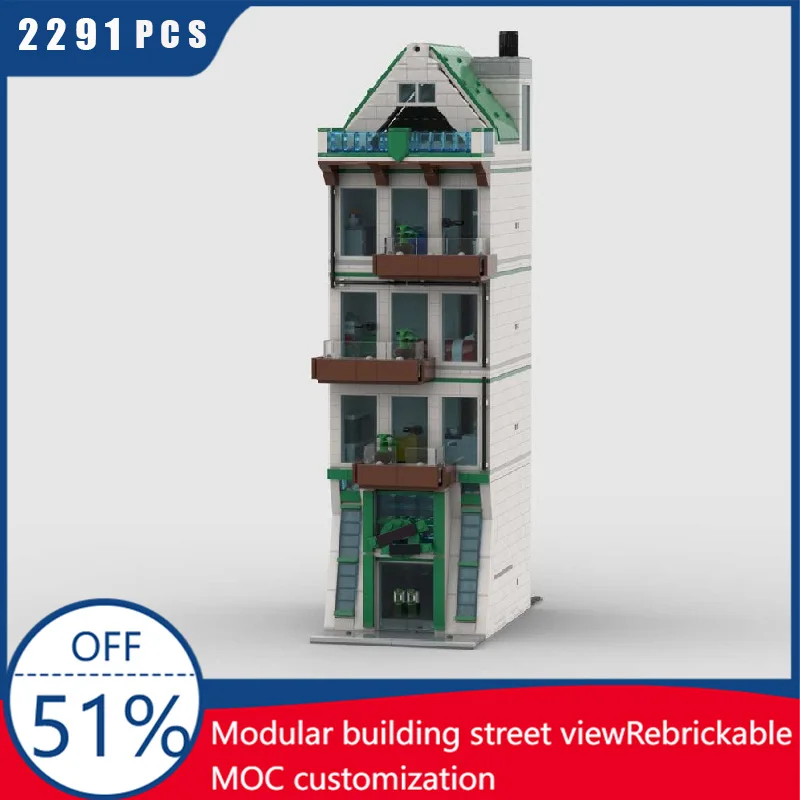 2291 PCS Bar and Shop Apartment House Modular Building Blocks Modern Architecture Model Display Toys Kid Assembly Birthday Gifts
2291 PCS Bar and Shop Apartment House Modular Building Blocks Modern Architecture Model Display Toys Kid Assembly Birthday Gifts