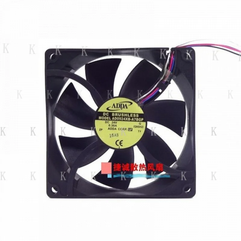 C FOR ADDA AD0924XB-A7BGP 9025 24V 0.30A 9CM 4 wire chassis cooling fan
C FOR ADDA AD0924XB-A7BGP 9025 24V 0.30A 9CM 4 wire chassis cooling fan