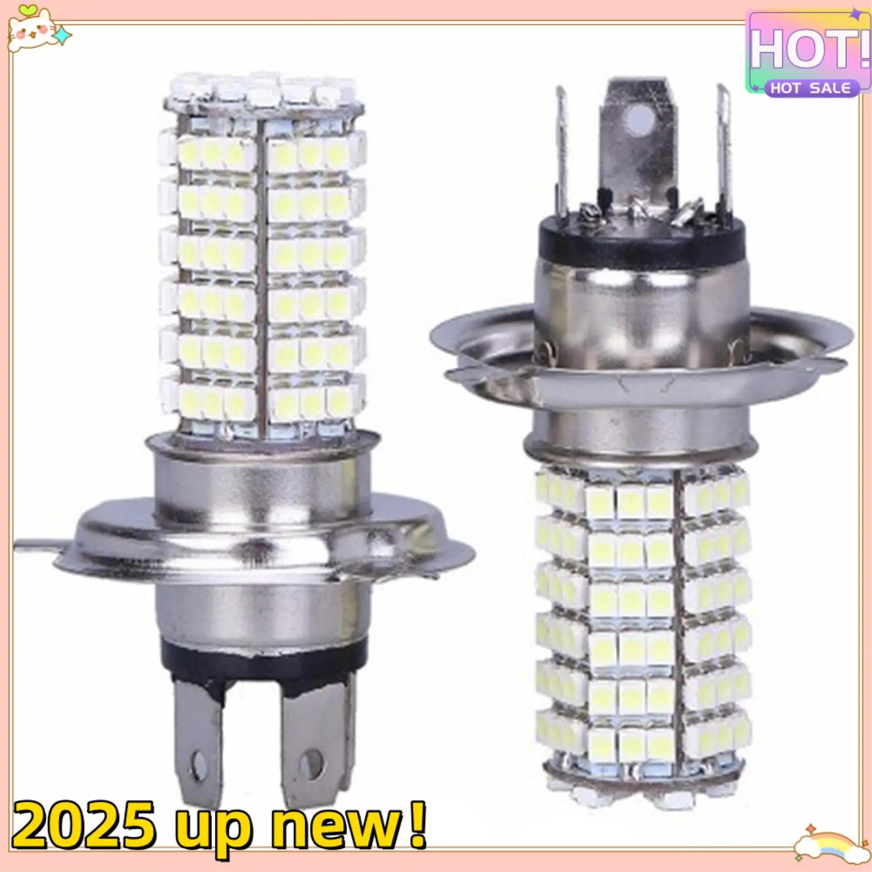 Superior-1PC H4 Led Bulb Car Fog Lights 3528 120SMD LED Fog Light Motorcycle Headlight Tail Lamp 12V
Superior-1PC H4 Led Bulb Car Fog Lights 3528 120SMD LED Fog Light Motorcycle Headlight Tail Lamp 12V