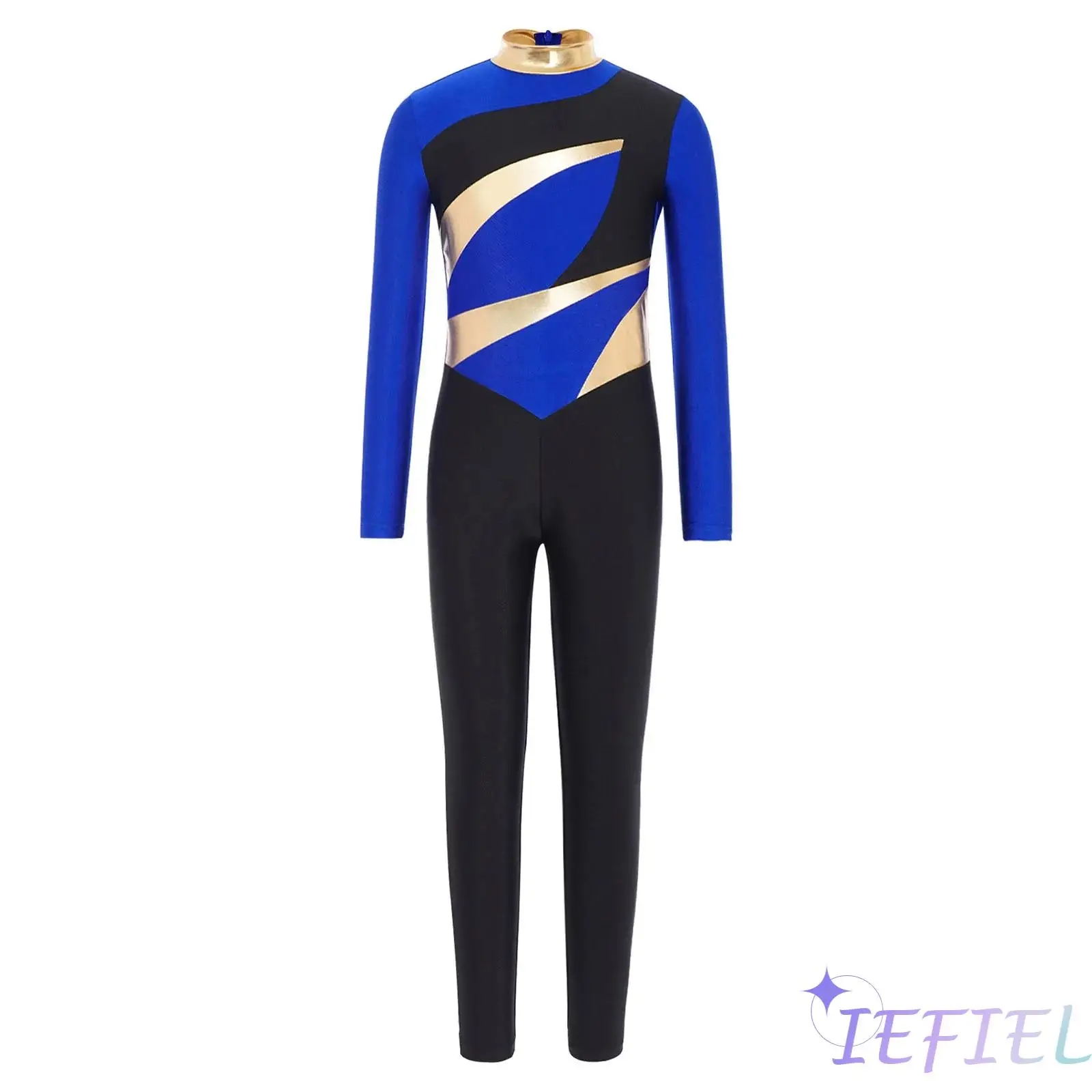 Kids Boys Performance Bodysuit Metallic Color Block Gymnastics Jumpsuit with Back Zipper for Competition And Dance Practice
Kids Boys Performance Bodysuit Metallic Color Block Gymnastics Jumpsuit with Back Zipper for Competition And Dance Practice