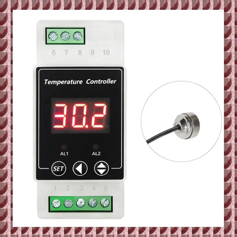 A95G Профессиональный цифровой регулятор температуры с реле, контроллер сигнализации выходной температуры, магнитный зонд 
A95G Профессиональный цифровой регулятор температуры с реле, контроллер сигнализации выходной температуры, магнитный зонд