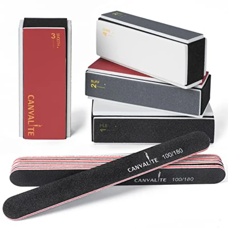 Nail Buffer for Natural Nails, All in One 4 Way Nail File and Buffer Block that Shapes, Files, Smoothes, and Shines, 100/180 Gr
Nail Buffer for Natural Nails, All in One 4 Way Nail File and Buffer Block that Shapes, Files, Smoothes, and Shines, 100/180 Gr