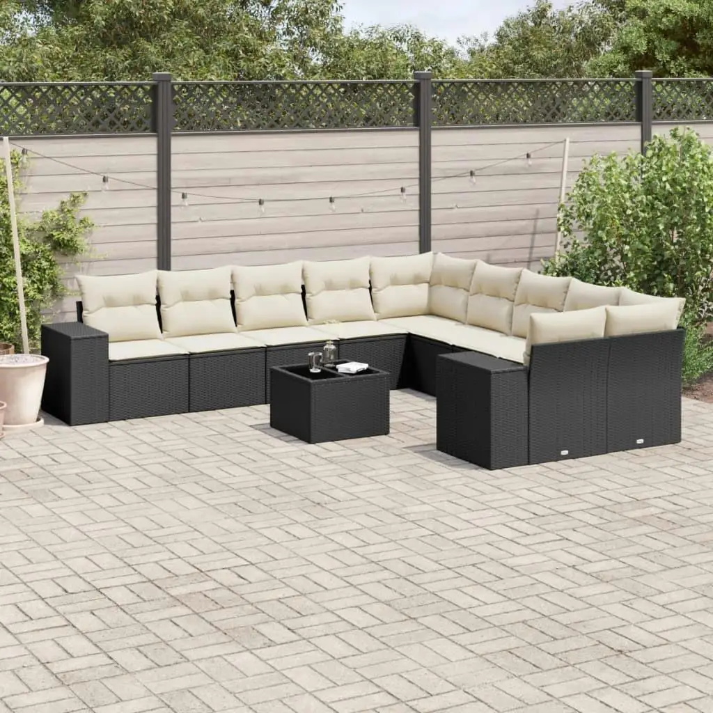 Stylish Black Garden Sofa Set Outdoor Furniture Comfortable Seating for Patio Backyard Balcony Decor
Stylish Black Garden Sofa Set Outdoor Furniture Comfortable Seating for Patio Backyard Balcony Decor