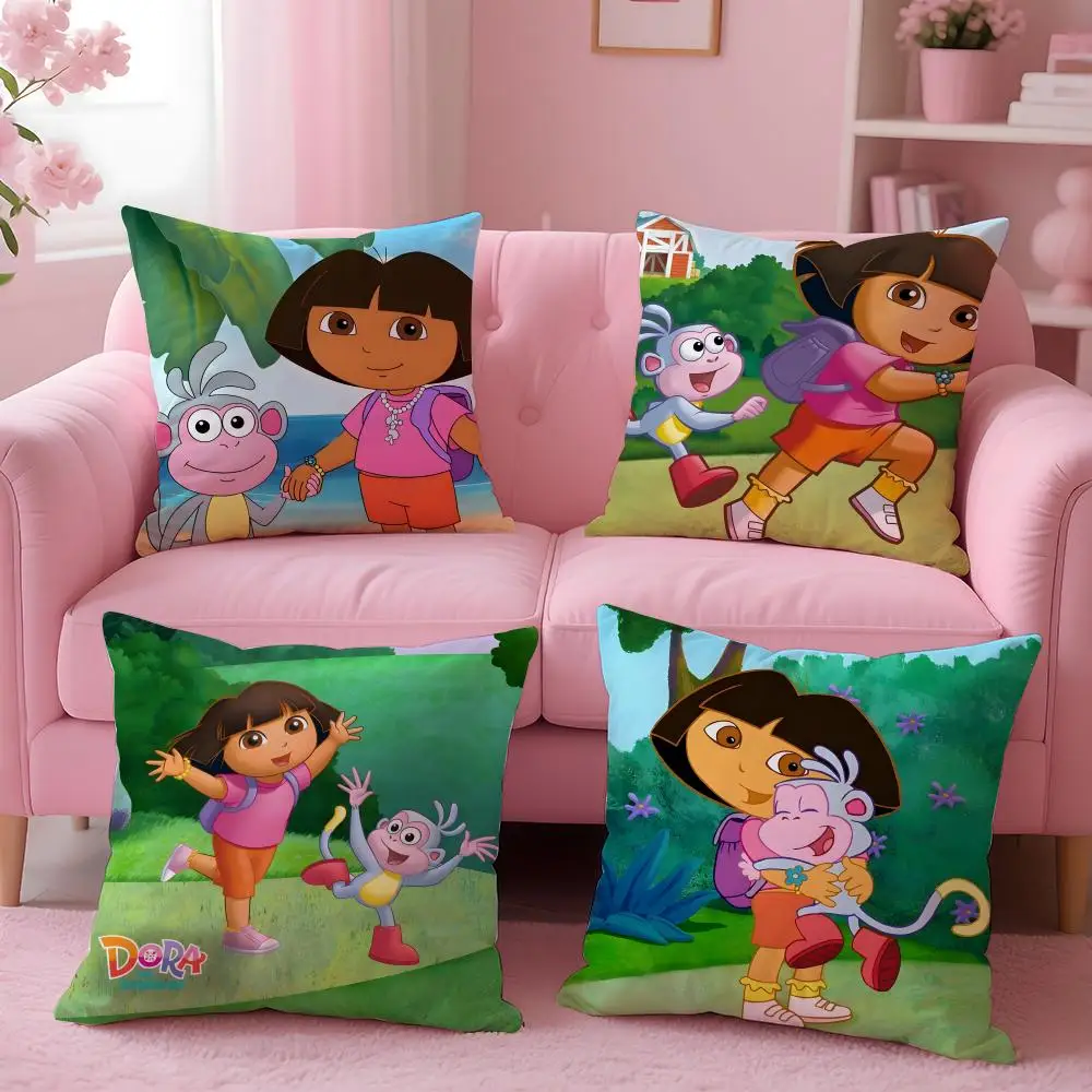 Anime cute D-Dora the E-Explorer Cushion Cover Comfortable Reversible Pillow Cover Ideal for Car Sofa Bedroom & Beyond
Anime cute D-Dora the E-Explorer Cushion Cover Comfortable Reversible Pillow Cover Ideal for Car Sofa Bedroom & Beyond