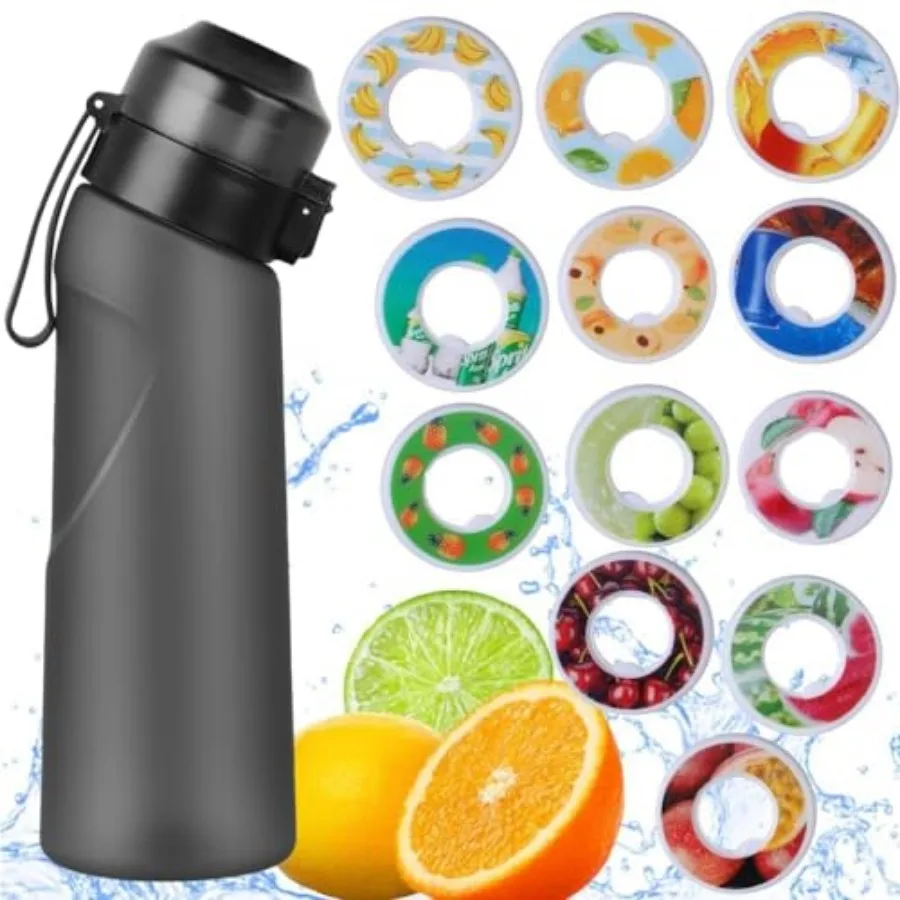 Air Scent Water Bottle Flavor Pods 650ML Fruit Fragrance Scented Water Cup BPA Free 0% Sugar For Fitness And Outdoor Mattle Bla
Air Scent Water Bottle Flavor Pods 650ML Fruit Fragrance Scented Water Cup BPA Free 0% Sugar For Fitness And Outdoor Mattle Bla