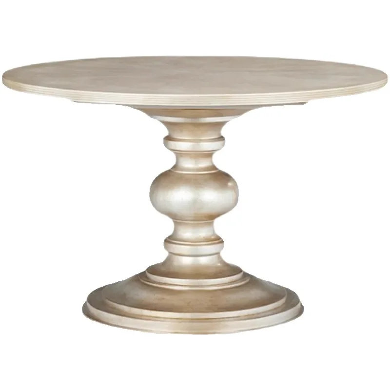 American Murray Impression Table Restaurant Dining Light Luxury Modern Retro Old Champagne Round Table
American Murray Impression Table Restaurant Dining Light Luxury Modern Retro Old Champagne Round Table