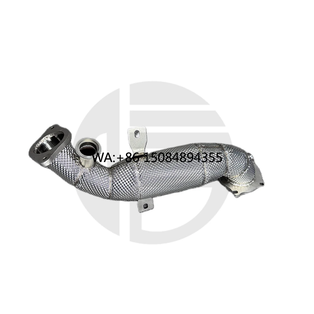 For Giulia/Stelvio 2.0T High Flow Exhaust Downpipe with Catalyst Valvetronic Remote Control SS304 Stainless Steel
For Giulia/Stelvio 2.0T High Flow Exhaust Downpipe with Catalyst Valvetronic Remote Control SS304 Stainless Steel