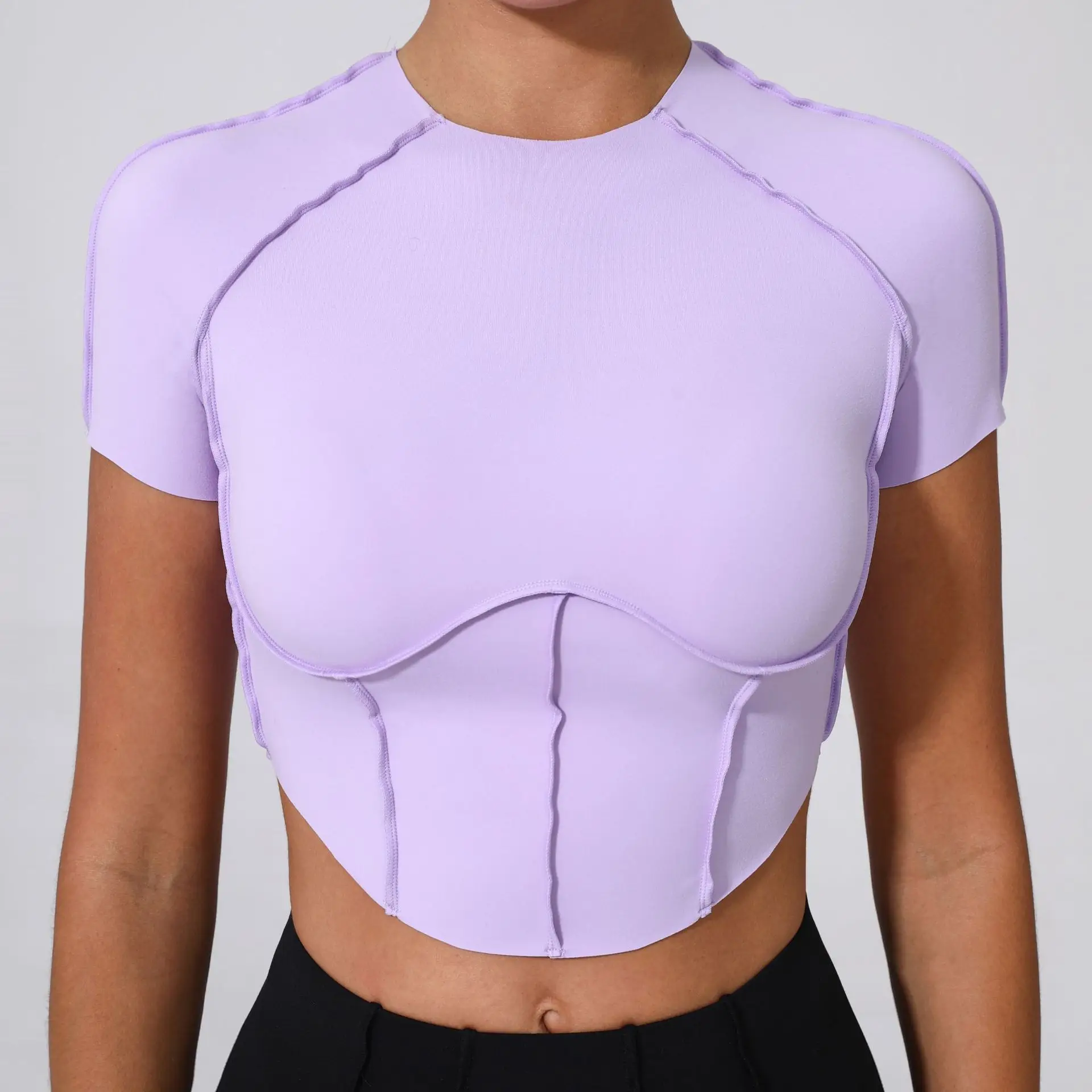 Seamless Yoga Shirt Sports Fitness Naked Slimming Sports Bra Quick-drying Yoga Top Workout Clothes Running Sport Top for Women
Seamless Yoga Shirt Sports Fitness Naked Slimming Sports Bra Quick-drying Yoga Top Workout Clothes Running Sport Top for Women