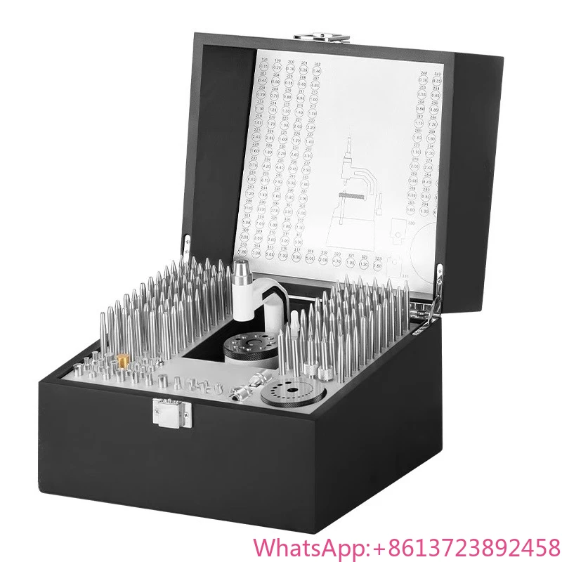 Watch repair tools 130 precision punches, stamping tables, watch movement balance wheels
Watch repair tools 130 precision punches, stamping tables, watch movement balance wheels