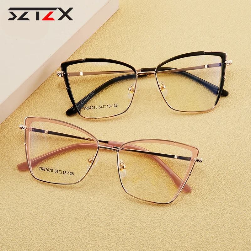 SZTZX Fashion Butterfly Design Eyewear Women Anti-Blue Light Reading Glasses Customizable Prescription Glasses Optical Lenses
SZTZX Fashion Butterfly Design Eyewear Women Anti-Blue Light Reading Glasses Customizable Prescription Glasses Optical Lenses