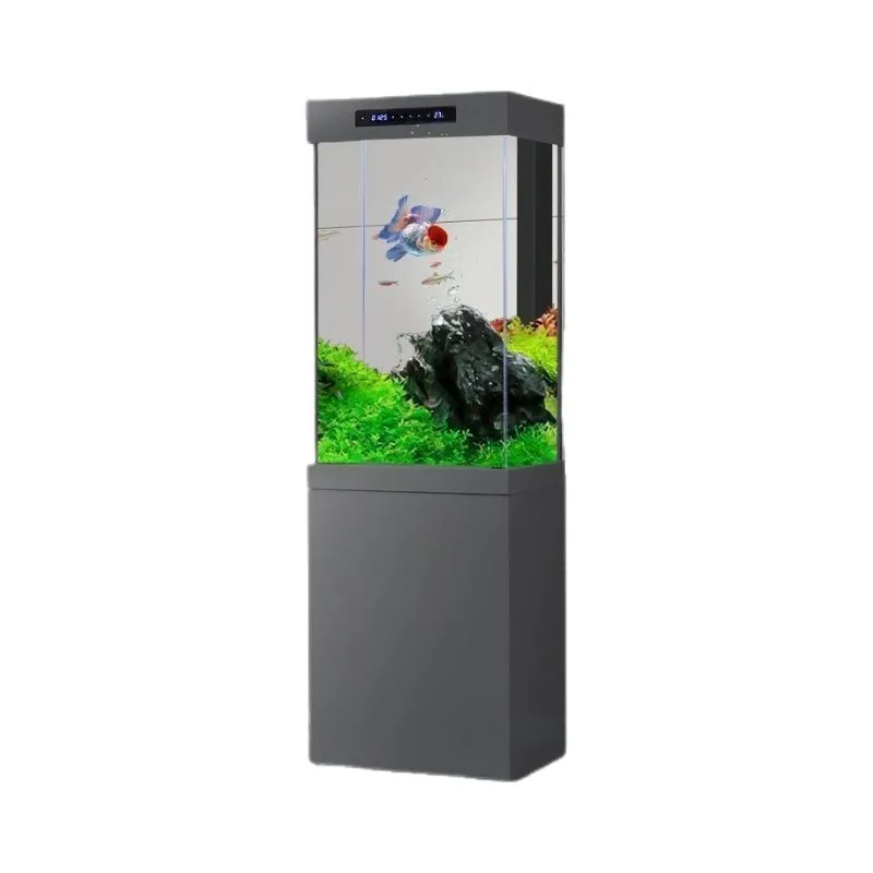 Large floor-standing wall-standing ultra-clear glass vertical square ecological bottom filter aquarium for living rooms
Large floor-standing wall-standing ultra-clear glass vertical square ecological bottom filter aquarium for living rooms