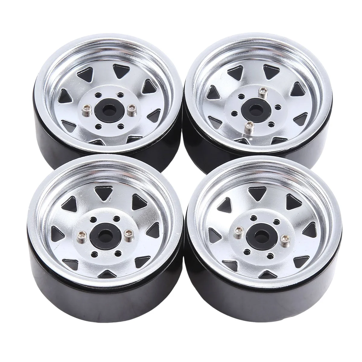 AAM-4PCS 1,9-дюймовый металлический обод ступицы колеса с бисером для 1/10 RC гусеничного автомобиля TRX4 Axial SCX10 90046 AXI03007 RedCat Gen8, серебристый
AAM-4PCS 1,9-дюймовый металлический обод ступицы колеса с бисером для 1/10 RC гусеничного автомобиля TRX4 Axial SCX10 90046 AXI03007 RedCat Gen8, серебристый