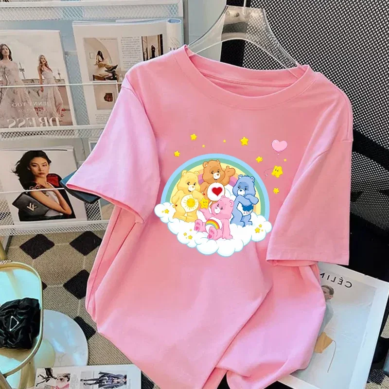 Детская футболка Carebearss, короткий топ для девочек и мальчиков, летние детские хлопковые футболки Kawaii, повседневная одежда с героями мультфильмов, подарки на день рождения
Детская футболка Carebearss, короткий топ для девочек и мальчиков, летние детские хлопковые футболки Kawaii, повседневная одежда с героями мультфильмов, подарки на день рождения