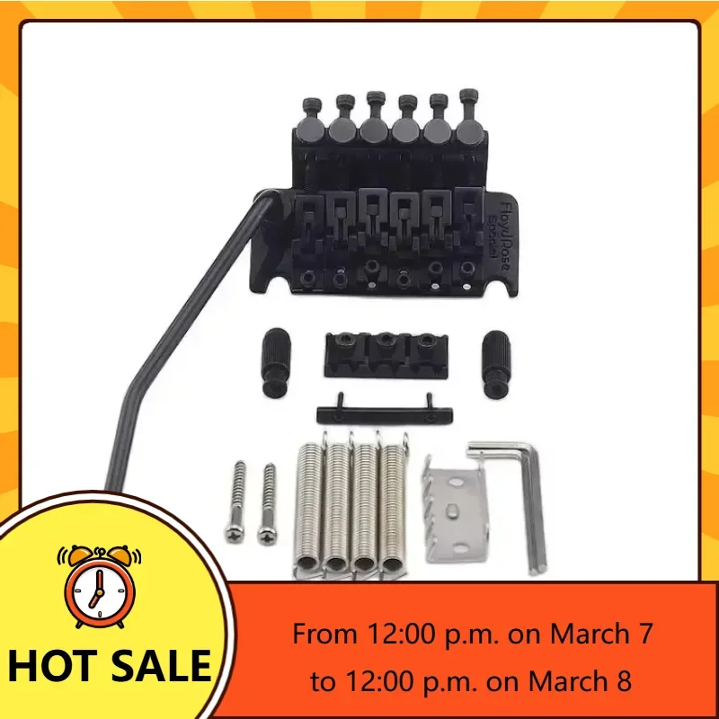 Q-X Music Store-Electric Guitar Bridge Locking Tremolo System Bridge Nut 42mm /43mm Block Length 34mm
Q-X Music Store-Electric Guitar Bridge Locking Tremolo System Bridge Nut 42mm /43mm Block Length 34mm