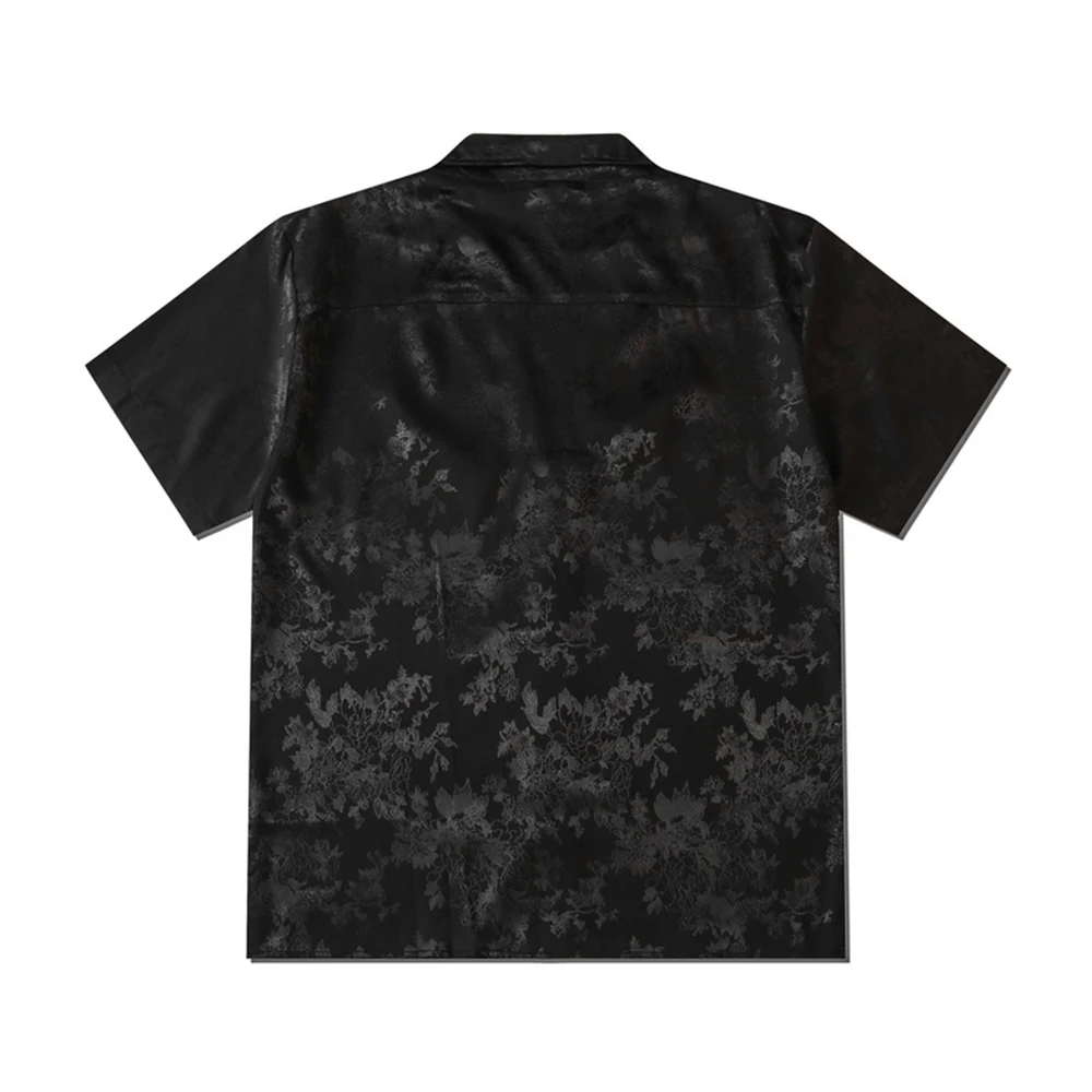 Harajuku Men Shirts Black Flower Print Short Sleeve Single Breasted Loose Shirt 2024 Hio Hop Beach Casual Streetwear Unisex
Harajuku Men Shirts Black Flower Print Short Sleeve Single Breasted Loose Shirt 2024 Hio Hop Beach Casual Streetwear Unisex