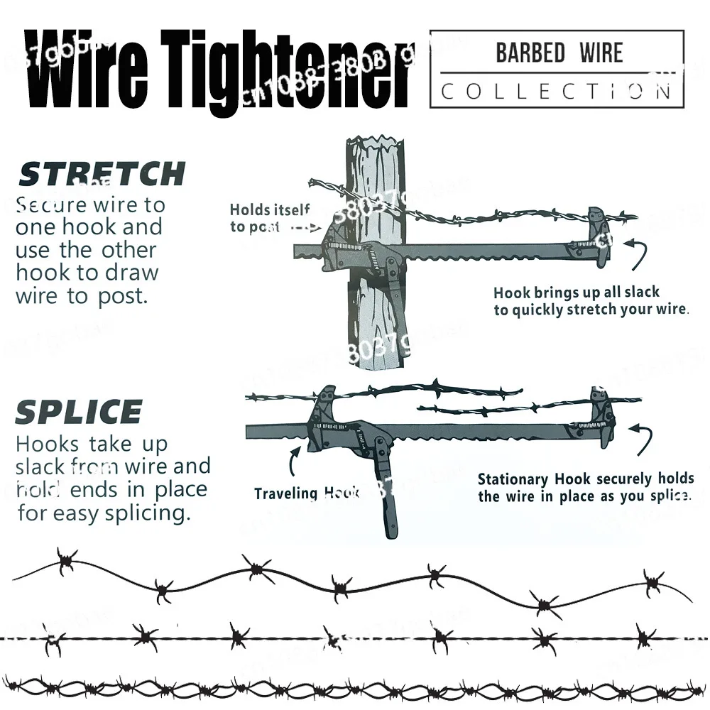 Многофункциональный инструмент для натяжения/сращивания и усиления ограждений
Многофункциональный инструмент для натяжения/сращивания и усиления ограждений