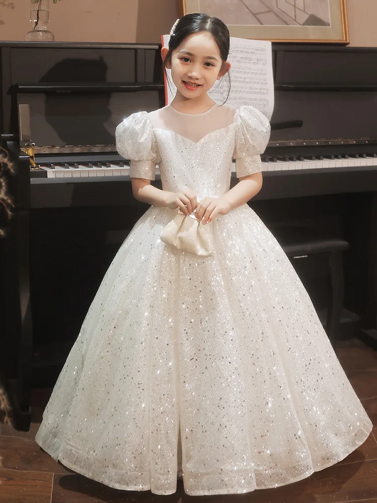 Luxury Sequin Flower Girl Pageant Dresses Long Puffy Prom Formal Birthday Party Dress Evening Shining Ball Gown Wedding Costume
Luxury Sequin Flower Girl Pageant Dresses Long Puffy Prom Formal Birthday Party Dress Evening Shining Ball Gown Wedding Costume