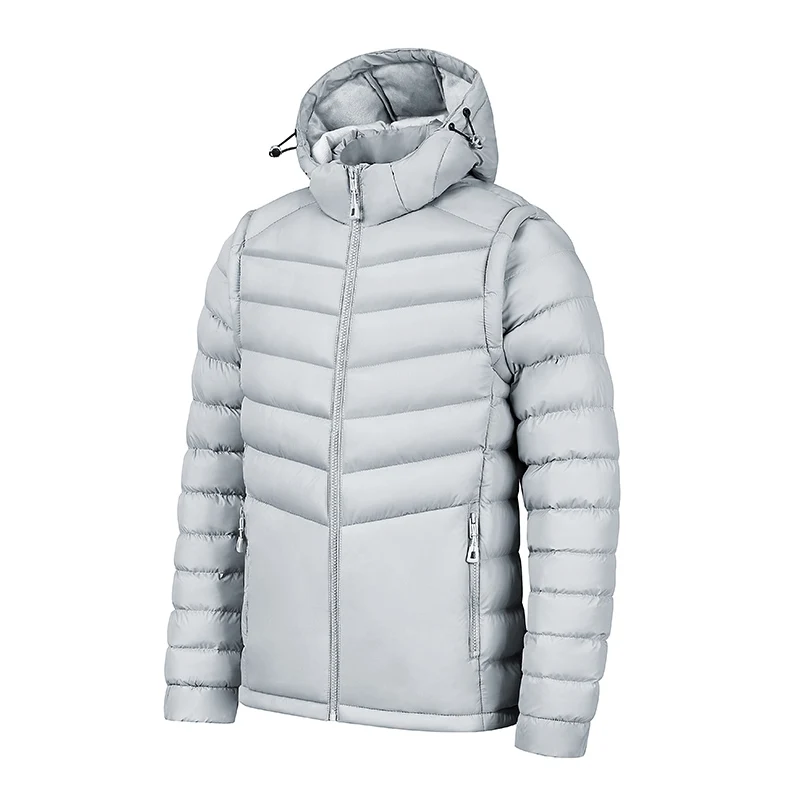 Men's Detachable Hood &Sleeves Versatile Cotton-Padded Jacket (Convertible To Vest) Windproof, Waterproof Camping and Skiing
Men's Detachable Hood &Sleeves Versatile Cotton-Padded Jacket (Convertible To Vest) Windproof, Waterproof Camping and Skiing