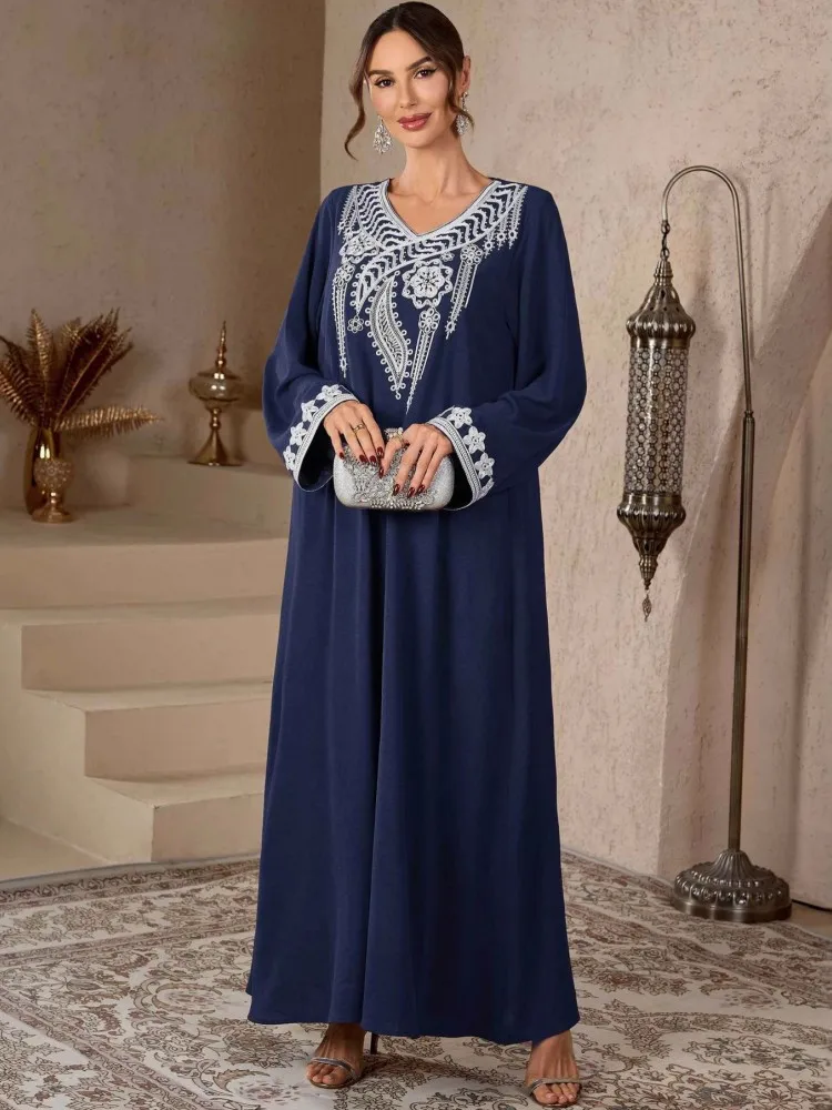 African Dresses For Women Elegant Polyester Muslim Fashion Abayas Dashiki Robe Kaftan Long Maxi Dress Turkish Africa 2026 New
African Dresses For Women Elegant Polyester Muslim Fashion Abayas Dashiki Robe Kaftan Long Maxi Dress Turkish Africa 2026 New