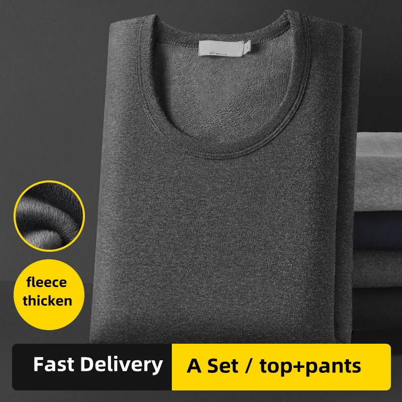 Men Thermal Underwear Long Johns Winter Tops+Pants 2 Piece Set Keep Warm Thick Plus Size 4xl Women Elasticity Comfort Clothing
Men Thermal Underwear Long Johns Winter Tops+Pants 2 Piece Set Keep Warm Thick Plus Size 4xl Women Elasticity Comfort Clothing
