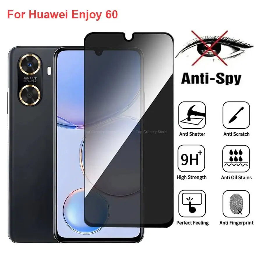 Enjoy 60 Anti Spy Privacy Tempered Glass Protector Compatible For Huawei Enjoy60 Full Cover Screen Phone Film
Enjoy 60 Anti Spy Privacy Tempered Glass Protector Compatible For Huawei Enjoy60 Full Cover Screen Phone Film