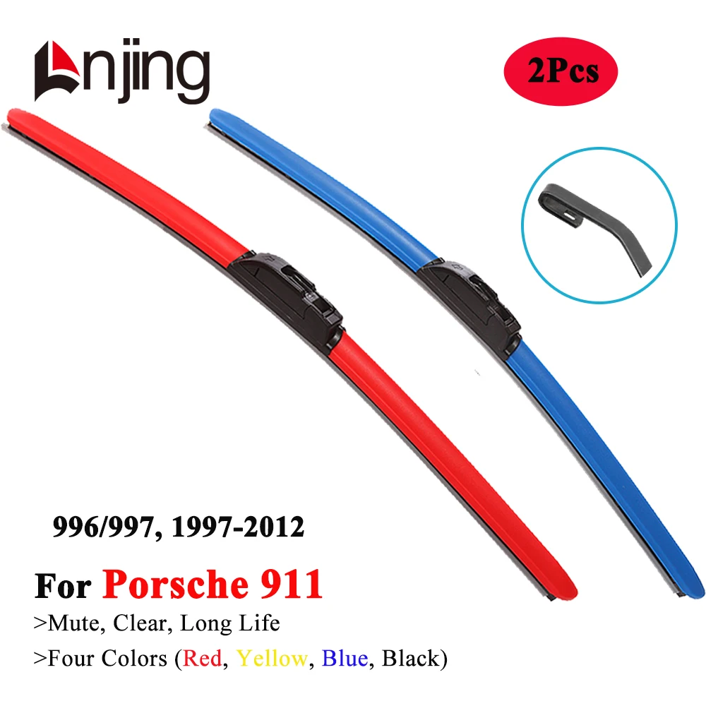 LNJING Colorful Wiper Blades For Porsche 911 996 997 1997 2000 2001 2002 2004 2007 2009 2010 2011 2012 Car Exterior Replacement
LNJING Colorful Wiper Blades For Porsche 911 996 997 1997 2000 2001 2002 2004 2007 2009 2010 2011 2012 Car Exterior Replacement