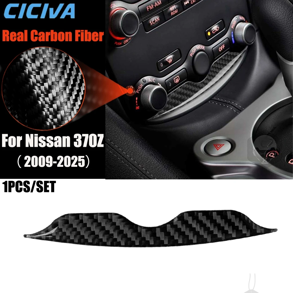 Carbon Fiber Car Accessories Center Climate Control strip Modified Interior Trim Cover Sticker For Nissan 370Z Z34 2009-2025
Carbon Fiber Car Accessories Center Climate Control strip Modified Interior Trim Cover Sticker For Nissan 370Z Z34 2009-2025