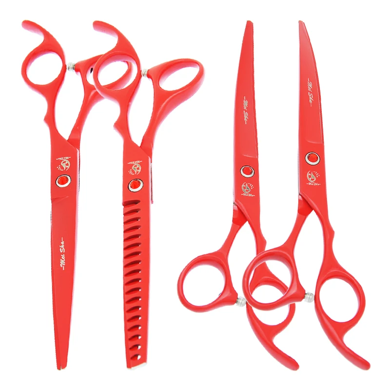 Meisha 7.0" Professional Pet Grooming Scissors 18 Teeth Fish Bone Thinning Scissors Dog Straight Curved Cutting Shears B0030A
Meisha 7.0" Professional Pet Grooming Scissors 18 Teeth Fish Bone Thinning Scissors Dog Straight Curved Cutting Shears B0030A