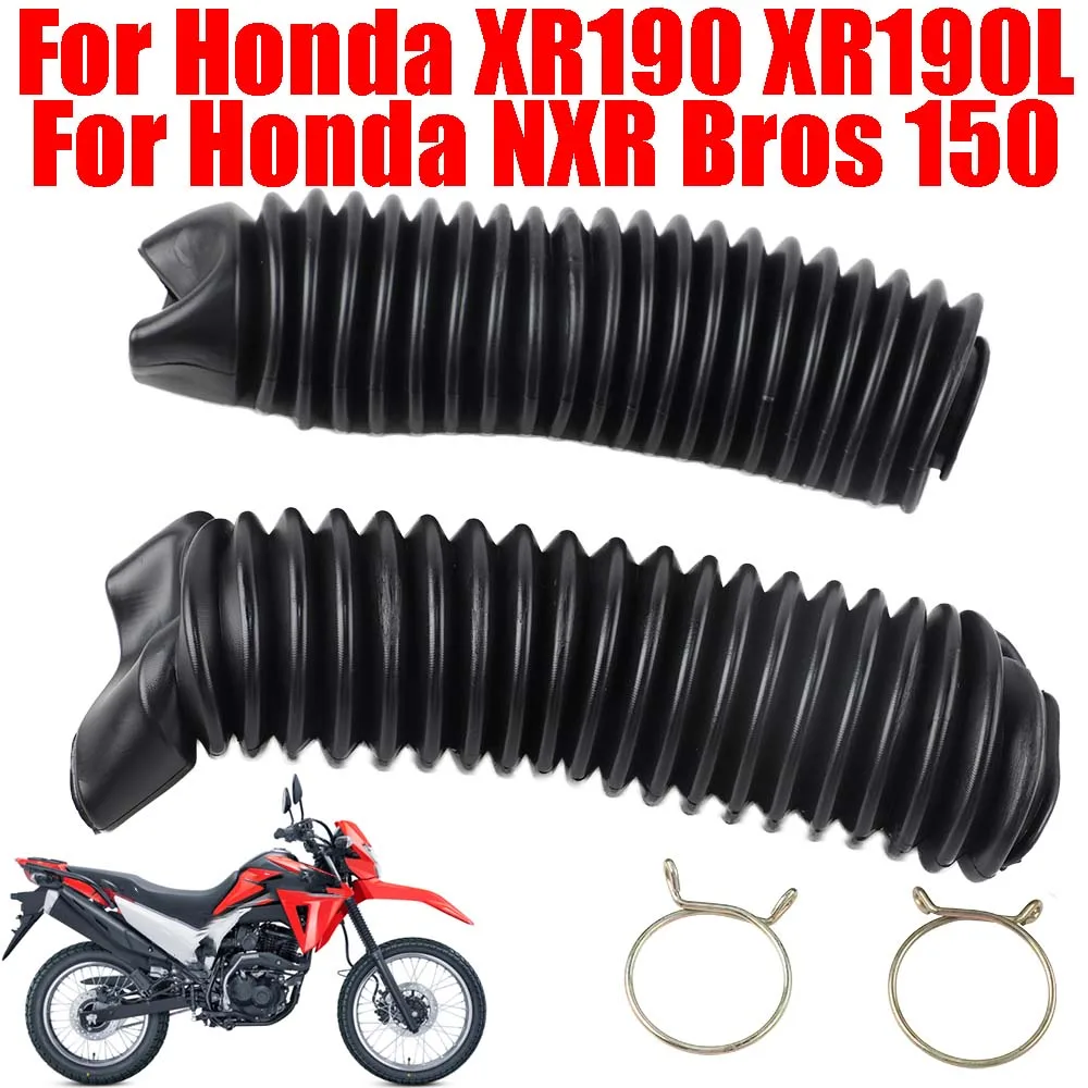 For HONDA XR190 XR190L XR 190 Bros 150 NXR 150 Motorcycle Front Fork Anti Dust Cover Gaiter Boots Shock Absorber Guard Protector 
For HONDA XR190 XR190L XR 190 Bros 150 NXR 150 Motorcycle Front Fork Anti Dust Cover Gaiter Boots Shock Absorber Guard Protector
