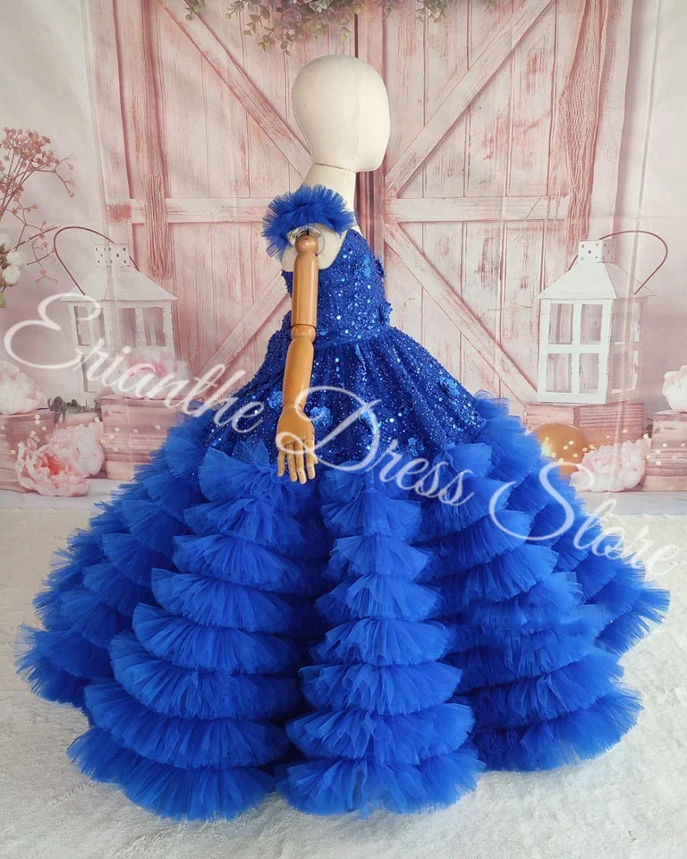 Sparkling Flower Girl Dress For Wedding Tulle Puffy Sequins With Bow Kids Birthday Party First Communion Ball Gowns Customized
Sparkling Flower Girl Dress For Wedding Tulle Puffy Sequins With Bow Kids Birthday Party First Communion Ball Gowns Customized