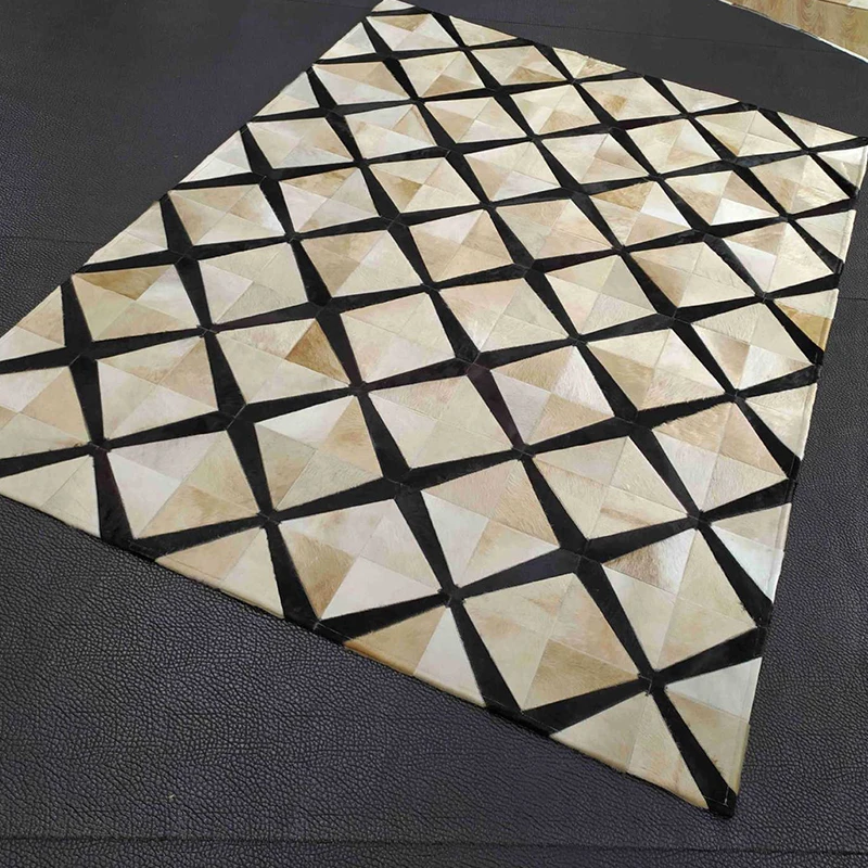 Handmade Geometric Simple Natural Cowhide Carpet Large Villa Luxury Living Room Rug Customize Sofa Coffee Table Floor Mat
Handmade Geometric Simple Natural Cowhide Carpet Large Villa Luxury Living Room Rug Customize Sofa Coffee Table Floor Mat