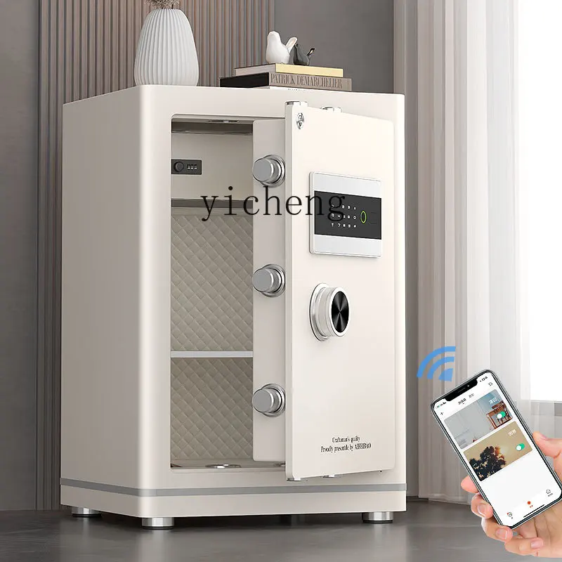JJ Safe Small Smart Fingerprint Password Bedside Cabinet Office All-Steel Insert Wardrobe
JJ Safe Small Smart Fingerprint Password Bedside Cabinet Office All-Steel Insert Wardrobe