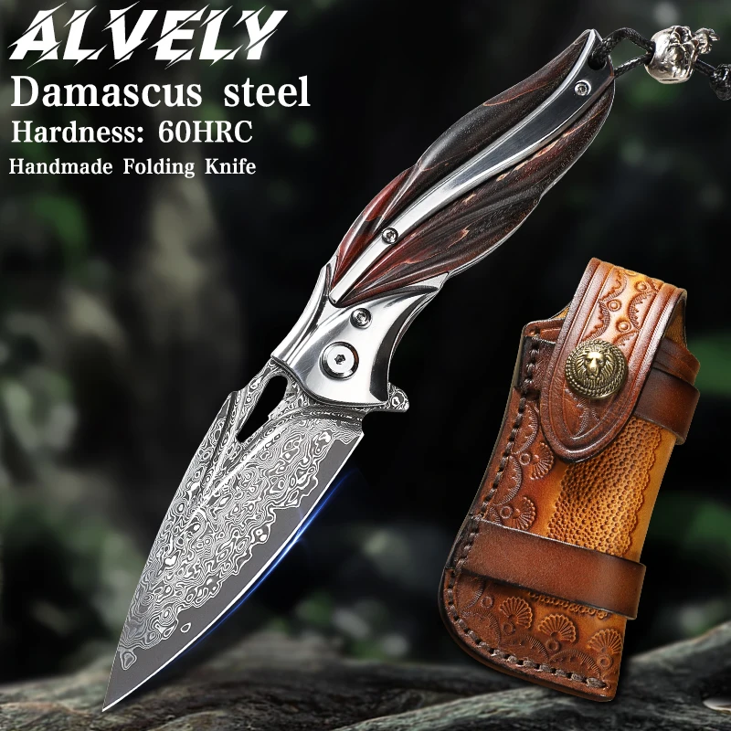 Canivete de aço de Damasco de alta qualidade, canivete EDC para homem, caça ao ar livre, canivete dobrável para campismo
Canivete de aço de Damasco de alta qualidade, canivete EDC para homem, caça ao ar livre, canivete dobrável para campismo