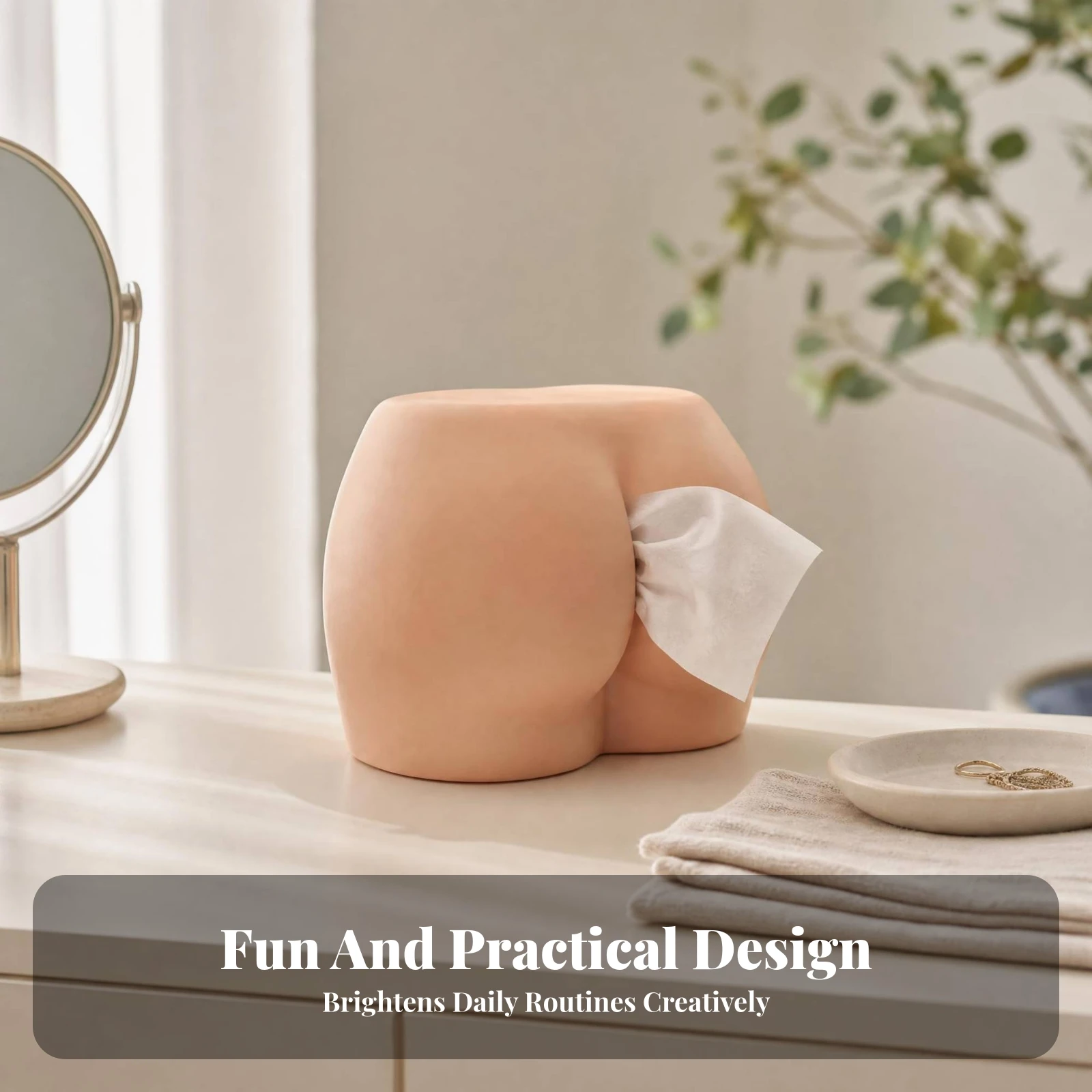 Sculptural Tissue Box Cover Minimalist Home Accent
Sculptural Tissue Box Cover Minimalist Home Accent