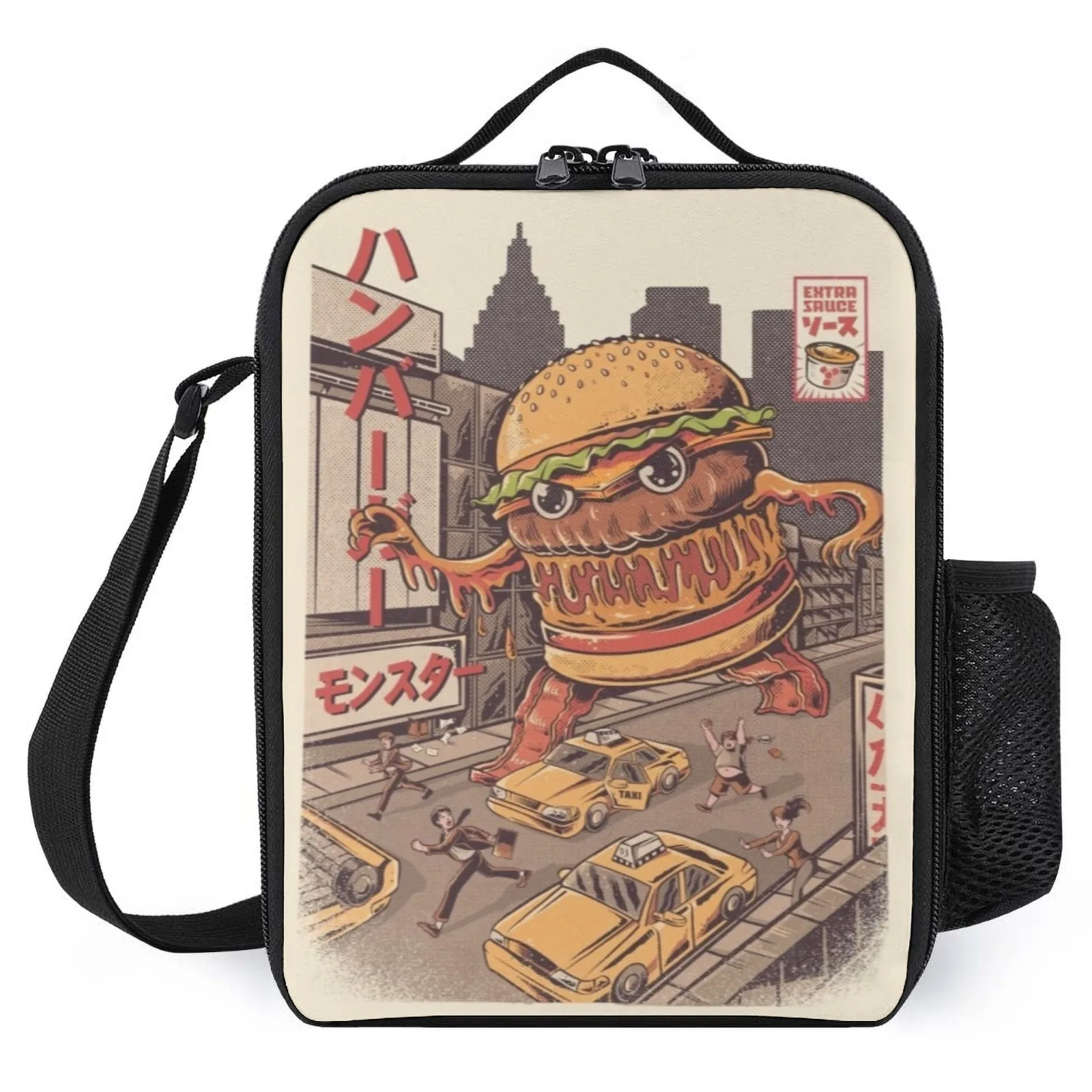 BURGERZILLA Lonchera с принтом на заказ, ланч-бокс для профессионалов, термосумка для обеда, изоляционная сумка для ланча
BURGERZILLA Lonchera с принтом на заказ, ланч-бокс для профессионалов, термосумка для обеда, изоляционная сумка для ланча