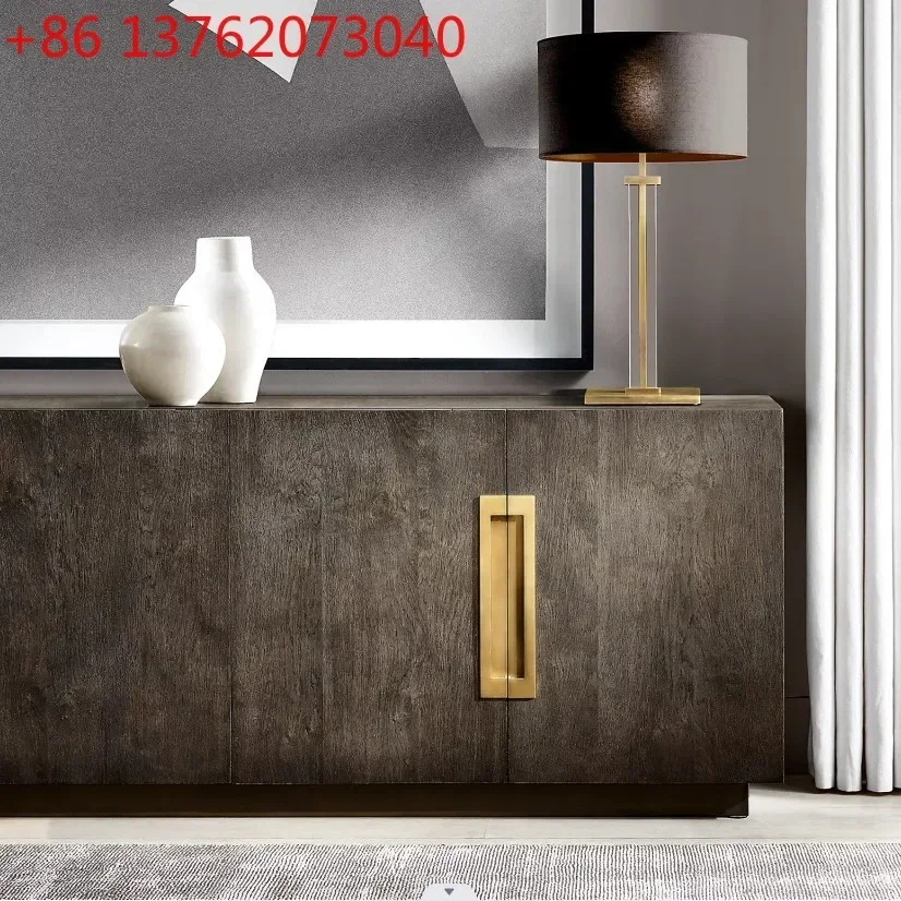 Home entrance cabinet American retro solid wood dining side cabinet household modern simplicity
Home entrance cabinet American retro solid wood dining side cabinet household modern simplicity