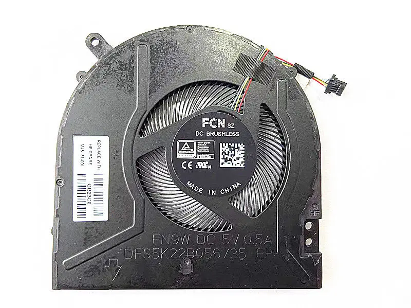 For HP X360 15-ER TPN-W147 M45131-001 Laptop CPU GPU Cooling Fan Heatsink Fan Cooler
For HP X360 15-ER TPN-W147 M45131-001 Laptop CPU GPU Cooling Fan Heatsink Fan Cooler