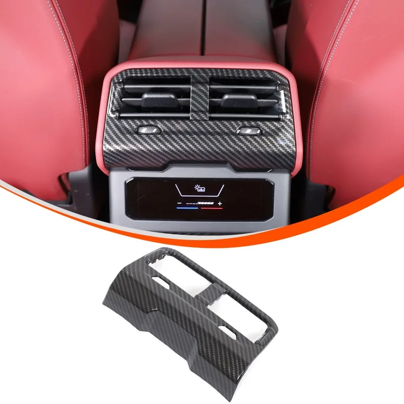 Рамки заднего вентиляционного отверстия из углеродного волокна ABS для автомобильных аксессуаров BMW 5 серии G60 2024+ 
Рамки заднего вентиляционного отверстия из углеродного волокна ABS для автомобильных аксессуаров BMW 5 серии G60 2024+